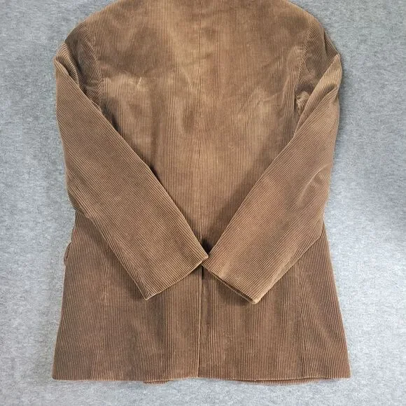 Vintage Polo Ralph Lauren Men's Size M BrownCorduroy 3/2 Roll Jacket Lined
